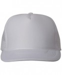 Baseball Caps Summer Foam Mesh Trucker Cap - White - C711LUGUMJJ $19.18