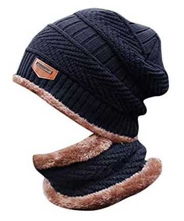 Skullies & Beanies Cable Knit Beanie - Thick- Soft & Warm Chunky Beanie Hats for Women & Men - CQ189T6UGXL $22.28