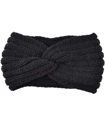 Cold Weather Headbands Womens Knit Crochet Twist Headband Ear Warmer Head Wrap Winter Warm Headbands for Women - 6 Pack Croch...