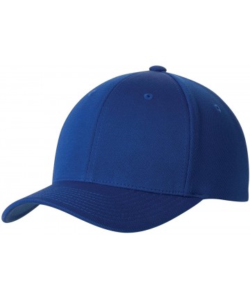 Baseball Caps Cool and Dry Flexfit Moisture Wicking Caps in Adult Sizes - S/M- L/XL - True Royal - CL11LLYMERD $29.08