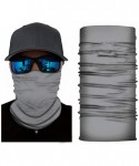 Balaclavas Seamless Bandana Neck Gaiter Face Protection Mask for Men and Women Cycling Running Gear - Pure Gray - CE1989ZC724...
