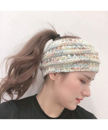 Cold Weather Headbands Womens Cable Ear Warmers Headbands Winter Warm Head Wrap Fuzzy Lined Thick Knit Headwrap Gifts (White)...