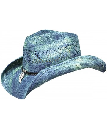 Cowboy Hats Turma Drifter - Western Cowboy Hat (Blue) - CU12OCXJF3S $58.78