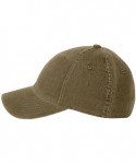 Baseball Caps Low-Profile Soft-Structured Garment Washed Cap (Assorted Colors) - Loden Green - CS1192TLM63 $20.37