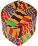 Skullies & Beanies African Native Hat Foldable Velvet Hat - Kente Stripe - C9197HS5UU6 $54.94