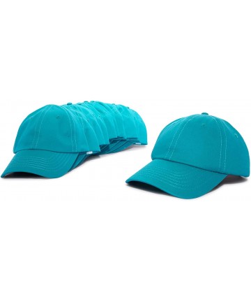 Baseball Caps Baseball Cap Mens Trucker Hat Dad Hats Caps for Women 12 Pack - Teal - CP18IDWYX7W $37.29