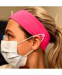 Balaclavas Button Headband for Nurses Women Men Yoga Sports Workout Turban Heawrap Face Cover Holder - Protect Your Ears - CQ...