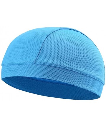 Skullies & Beanies Moisture Wicking Cooling Helmet Running - Light Blue - CJ194RCAH9U $14.59