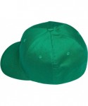 Baseball Caps Minecraft Creeper Face Flexfit Baseball Hat- Adult Fit - Kelly Green - CS11691LT33 $48.23