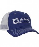 Baseball Caps Ladies Fit Jimmie Johnson Hat Blue - CU17YGC45HS $19.82