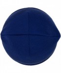 Skullies & Beanies 100% Soft Acrylic Solid Color Classic Cuffed Winter Hat - Made in USA - Royal - C6187IXWX60 $44.18