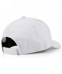 Baseball Caps Mens Womens Fashion Adjustable Sun Baseball Hat for Men Trucker Cap for Women - White-10 - CE18NU0ADGD $27.40