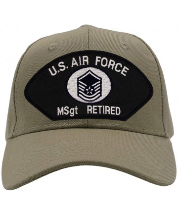 Baseball Caps US Air Force - Master Sergeant Retired Hat/Ballcap Adjustable One Size Fits Most - CZ18HA405GX $36.18