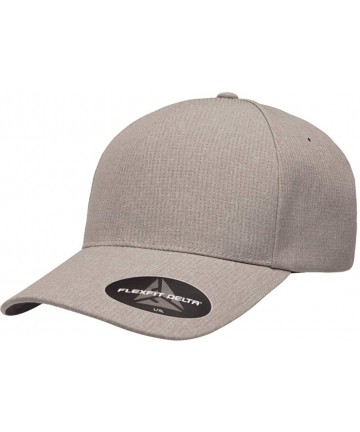 Baseball Caps Flexfit Delta 180 Ballcap - Seamless- Lightweight- Water Resistant Cap w/Hat Liner - Melange Silver - C5196NNH0...
