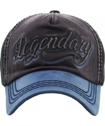 Baseball Caps Good Vibes ONLY Cool Vintage Design Dad Hat Baseball Cap Polo Style Adjustable - (2.7) Dark Gray Blue Legendary...