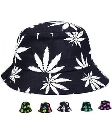 Baseball Caps Marijuana Weed Leaf Cannabis Hat Cap Foldable Bucket Snapback Hat Men - Style4 - CC18G7D9SRQ $17.29