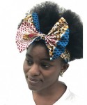 Headbands African Print Headband Hair Accessory for Women/Girls （2 Headbands 1 Big and 1small） - Circle 6 - CE18QLNE8CC $15.73