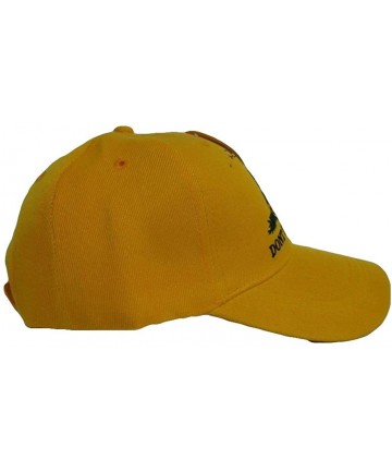 Skullies & Beanies Embroidered Gadsden Culpeper Dont Tread on Me Tea Party Yellow Baseball Hat Cap - CB12NRDTZ2V $14.69