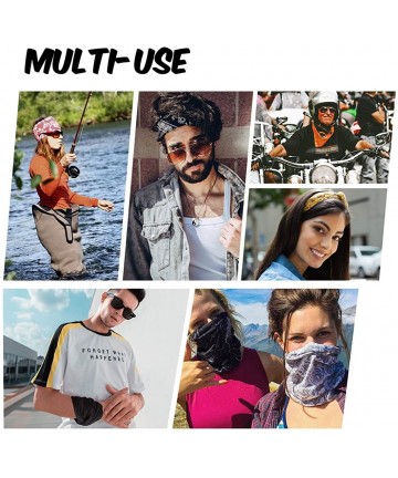 Balaclavas CUIMEI Seamless Protection Motorcycle Multifunctional - F-Colorful 2 - CB19685D0T9 $14.89