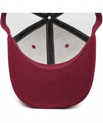 Skullies & Beanies Bass-Pro-Shops-Gone-Fishing-Logo-Classic Adjustable Mesh Unisex Dad Hat Caps - Maroon-16 - C318RCLZ6UC $22.76