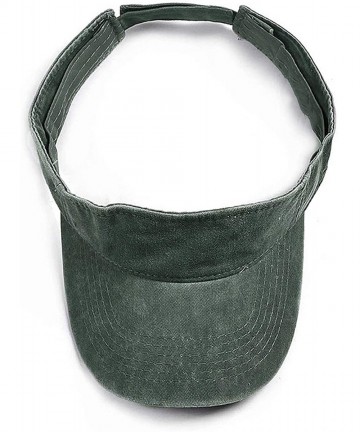 Baseball Caps Sports Sun Visor Hats Twill Cotton Ball Caps for Men Women Adults Kids - 1 Army Green - C318YCRE432 $15.46