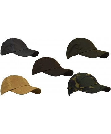 Baseball Caps Mens Ladies Wax Baseball Cap 100% Waxed Cotton One-Size - Navy - CY11RBZ8U6F $37.05