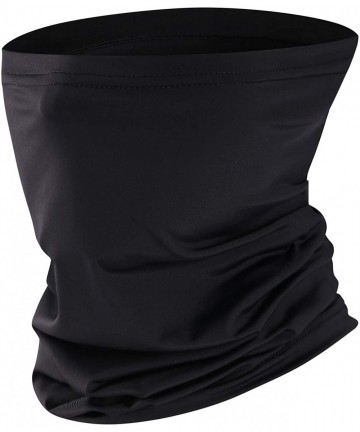 Balaclavas Quick Dry Sports UV Protection Head Wrap Face Scarf Neck Gaiter Bandana Balaclava - 1 Pack Black - C9197W56YSQ $17.17