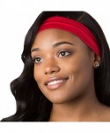 Headbands Adjustable Cute Fashion Sports Headbands Xflex Wide Hairband for Women Girls & Teens - CO186GEIEHM $26.22