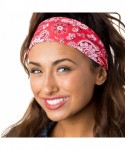 Headbands Adjustable Cute Fashion Sports Headbands Xflex Wide Hairband for Women Girls & Teens - CO186GEIEHM $26.22