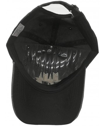 Baseball Caps Mama Bear Denim Hat Adjustable Female Stretch Baseball Hats - Embroidered Black - CH18U7UICN2 $18.44