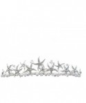 Headbands Serendipity Tiaras and Jewelry Starfish Rhinestone Pearl Wedding Tiara - CI128K91O1N $71.39