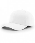 Baseball Caps 185 Twill R-Flex Blank Baseball Cap FIT HAT - White - CH1873NH2TS $12.30