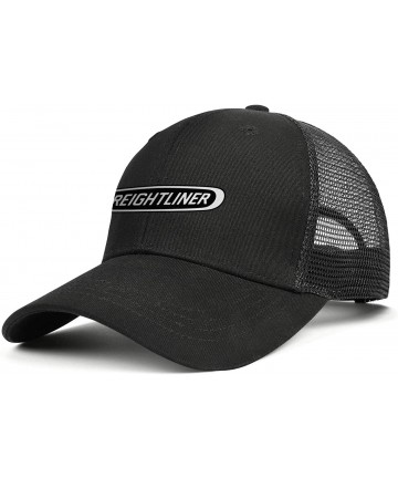 Baseball Caps Unisex Men's Fashion Snapback Hat Adjustable Mesh Dad Trucker Hats Baseball Cap - A Black-8 - CH18T05Y56R $22.69