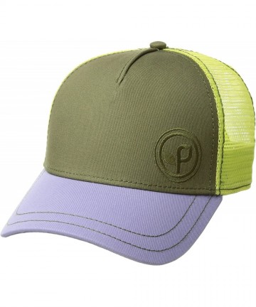 Baseball Caps Women's Buttercup Trucker Hat - Olive - CI185RU3XCM $29.68