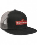 Baseball Caps Budweiser-Logos- Woman Man Baseball Caps Cotton Trucker Hats Visor Hats - Black Gray-4 - CD18WILZSXL $20.67