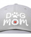 Baseball Caps Dog Mom Baseball Cap Women's Hats Dad Hat - Gray - C718K0XNN0E $16.07