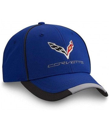 Visors Corvette Royal Blue Performace Cap Chevy New! Chevrolet Hat! Sport - Blue - CN18QA5MNKK $31.18