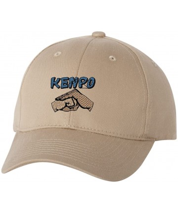 Baseball Caps Kenpo Custom Personalized Embroidery Embroidered Hat Cap - Khaki - C212N9NZV8R $25.46