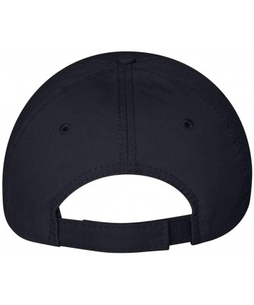 Baseball Caps VC350 - Unstructured Washed Chino Twill Cap with Velcro - Navy - CD11DY2L1X3 $12.16