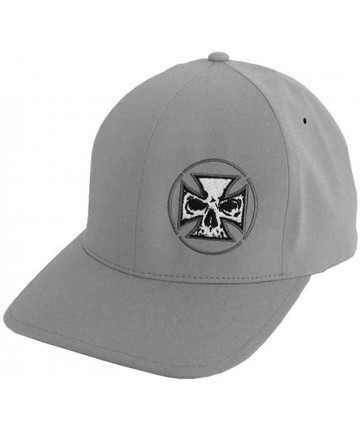 Baseball Caps Delta Performance Fitted Hat - White Stitch Cross - C018TQIAZD0 $47.54