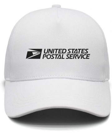 Baseball Caps Mens Womens USPS-United-States-Postal-Service-Logo- Custom Adjustable Fishing Cap - White-4 - C218NUE7NL9 $38.01