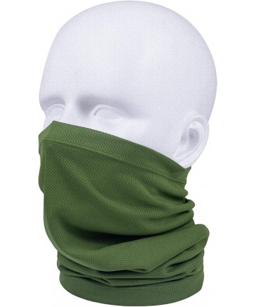 Balaclavas Summer Face Scarf Neck Gaiter Windproof Anti-dust Mask - Army Green - CR18SCR243X $12.07