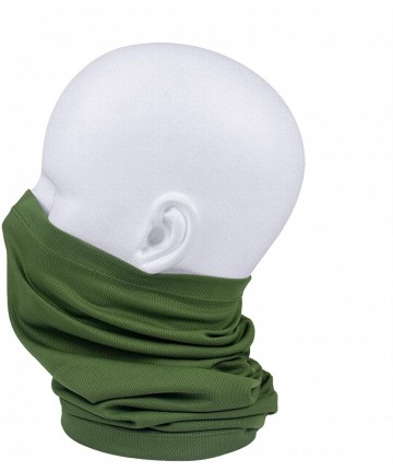 Balaclavas Summer Face Scarf Neck Gaiter Windproof Anti-dust Mask - Army Green - CR18SCR243X $12.07