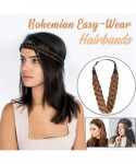 Headbands Elastic Synthetic Chunky Hair Braid Classic Plaited Braids Hair Headbands Women Girl Beauty Accessory - A - CB192A6...
