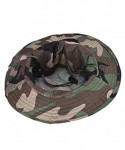 Bucket Hats Hunting Fishing Military Camouflage Foldable - Green - CZ18ONLW5HH $11.74