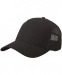 Baseball Caps Womens Soft Mesh Sideline Cap - Black/Black - CE18E3X4GAD $20.34