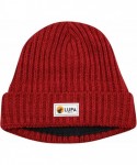 Skullies & Beanies Canadian-Made Unisex Extreme Cold Fleece-Band Beanie - Cardinal Red - CN18YQLR2I2 $18.72