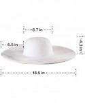 Sun Hats Women's Wide Brim Sun Hat - Sun Protection Floppy Straw Hat Summer Beach Hat - C618O2EYCYM $18.60