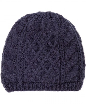 Skullies & Beanies Mens Super-Soft Cable Knit Avalanche Winter Hat - Navy - C3121PNSJVJ $22.70