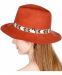 Fedoras Wool Felt Fedora Hats for Women- Panama Hat- Wide Brim Hats- Fall Floppy Hat Women- Beach Hats- Cloche - CZ18Z9R099W ...